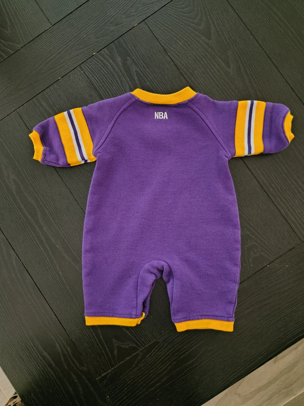 NBA Los Angeles Lakers Purple & Gold Infant One-Piece Footie